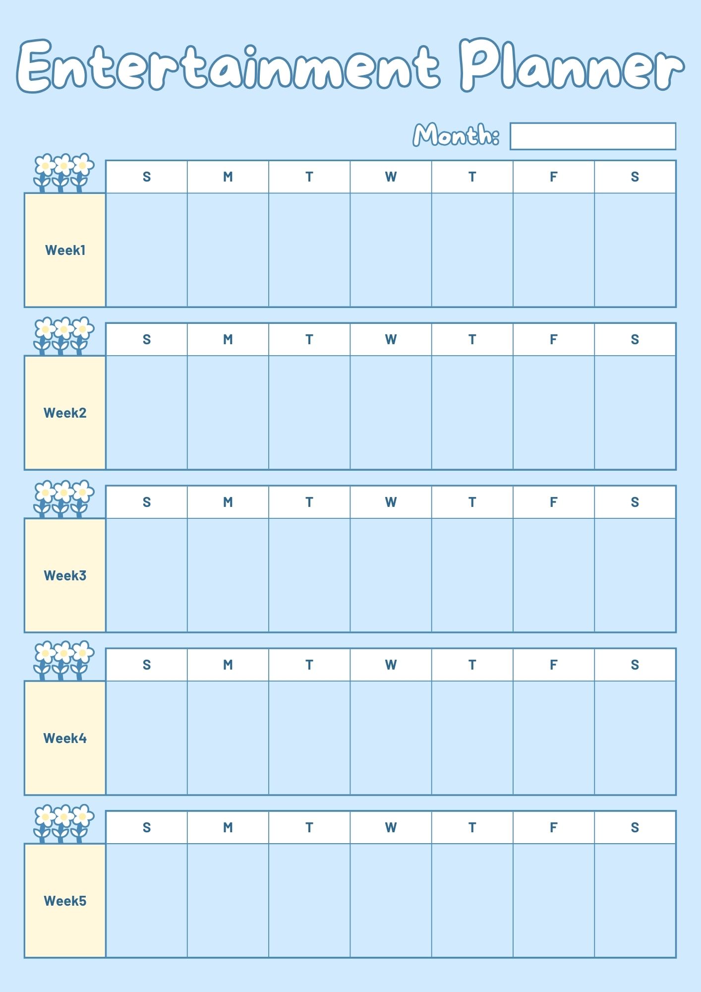 Entertainment Planner