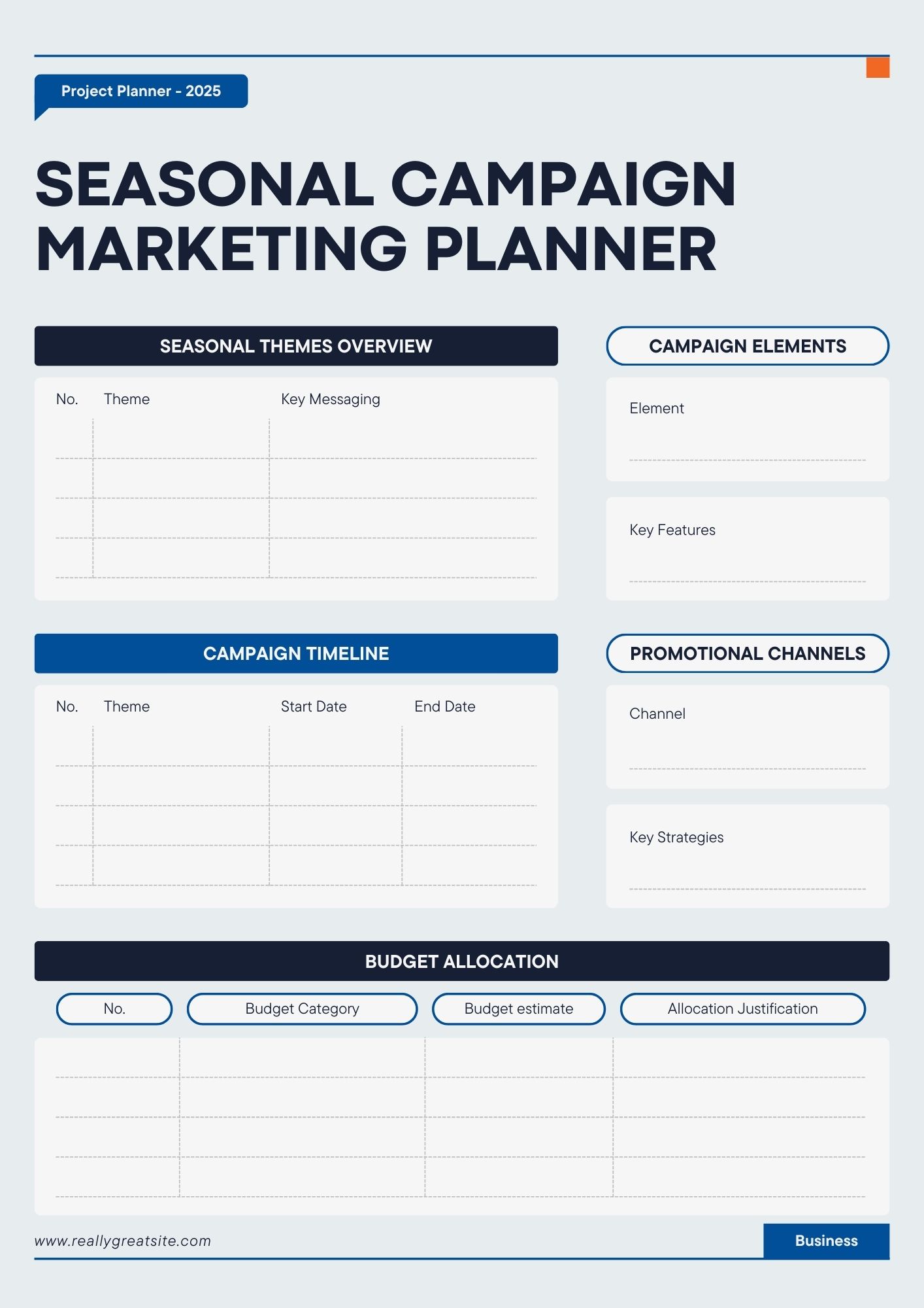 Marketing Campaign Planner